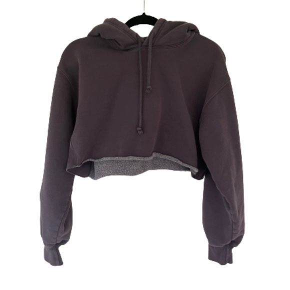 TNA for ARITZIA | rough edge cropped hoodie - Picture 1 of 3